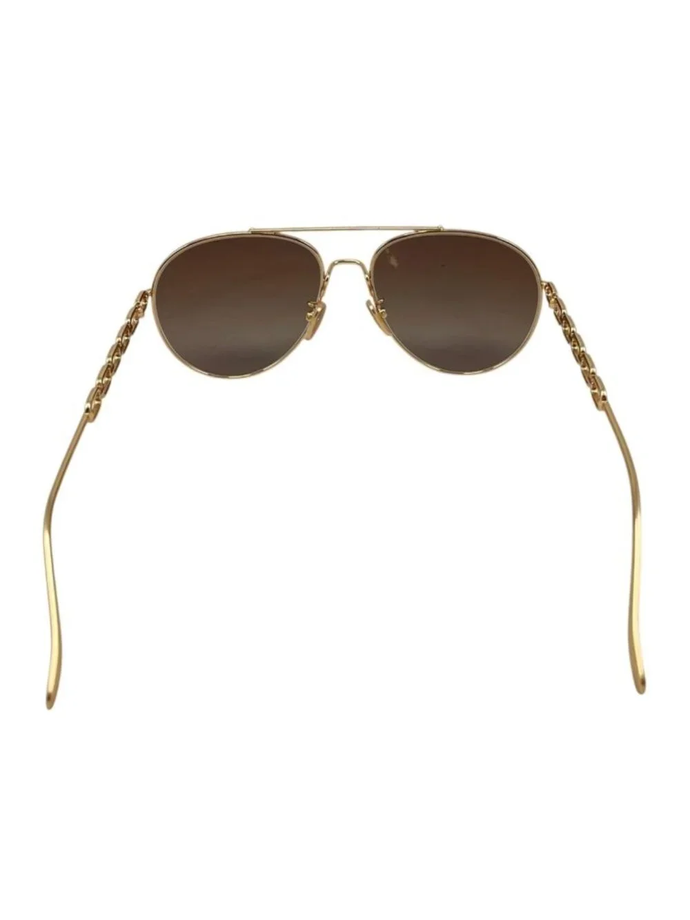 Louis Vuitton Sunglasses My LV Chain Pilot Monogram Flower LV Logo Gold Eyewear
